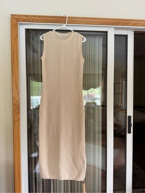 NWT Reformation Nolan Crochet Sleeveless Knit Maxi Dress
